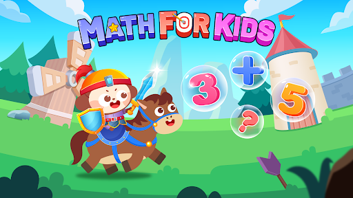 Android application Math For Kids：Math King Battle screenshort