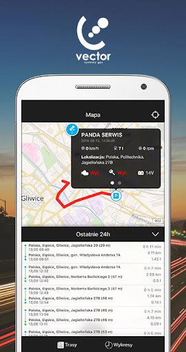 Vector Mobile GPS Screen 3