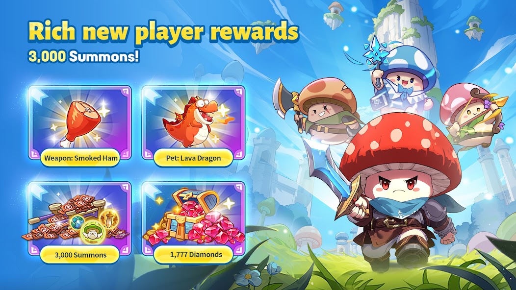 Legend of Mushroom 3.0.18 APK + Mod (Unlimited money) untuk android