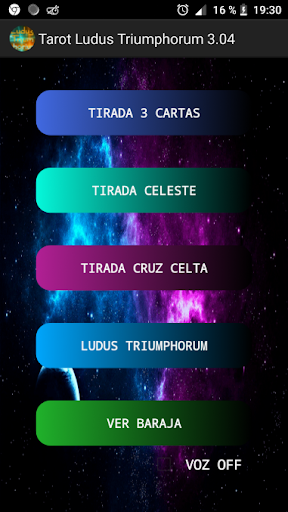Android application Tarot Ludus Triumphorum screenshort