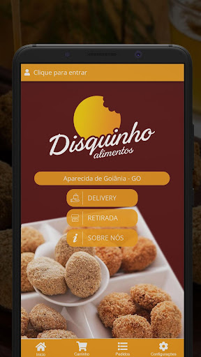 Android application Disquinho Alimentos screenshort