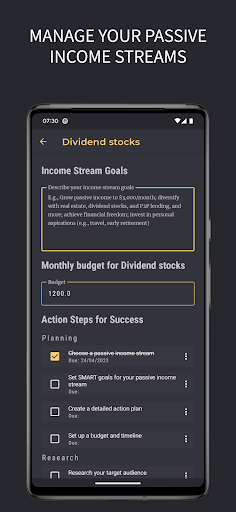 Passive Wealth Builder Screen 2