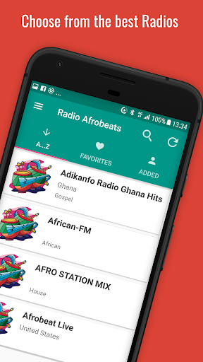 Android application Afrobeats Radio Stations screenshort