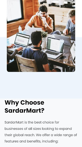 SardarMart B2B Marketplace App Screen 2