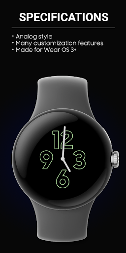JHW Analog 7: Watch face Screen 2