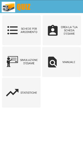 Android application Revisione Patente C97 screenshort