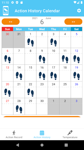 Ko->Do History：Behavior Manage Screen 2