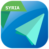 Syria map icon