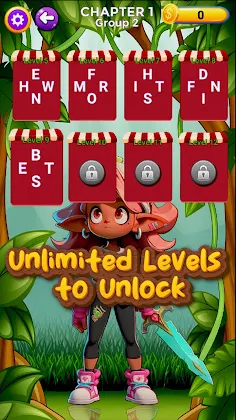 Word Puzzle: Jungle Cross Word - Screenshot 4