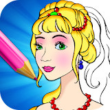 Princess Coloring Book - Girl's Coloring Book icon