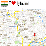 Hyderabad map icon