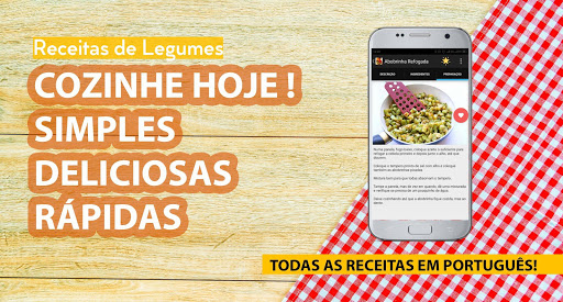 Android application Receitas de Legumes screenshort