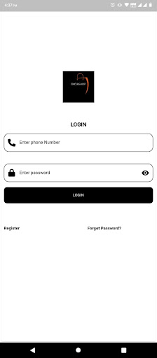 Android application okoashop screenshort