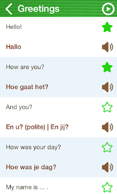 Learn Dutch Phrasebookのおすすめ画像2