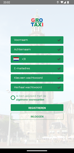GroTaxi Screen 2