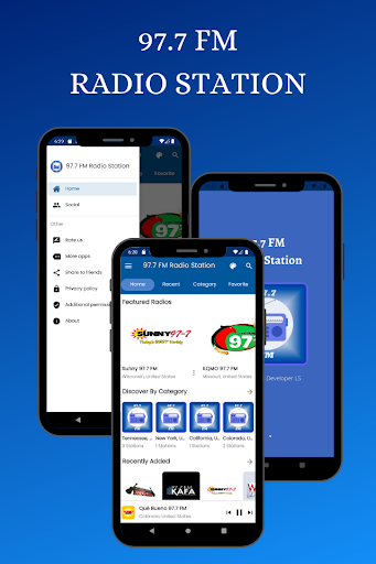 Android application 97.7 FM Radio Station Online screenshort