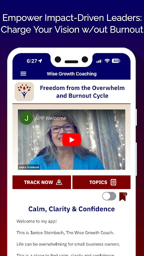 Wise Growth Coaching Screen 2