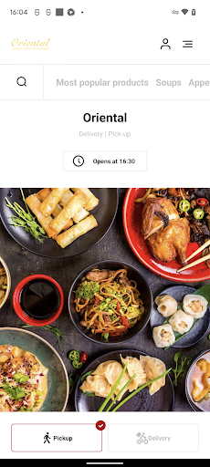 Android application Oriental Leeds screenshort