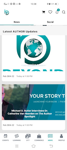 Android application Beyond Publishing screenshort