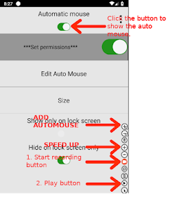 Always visible Automatic mouse (Macro) 1.50 APK screenshots 1