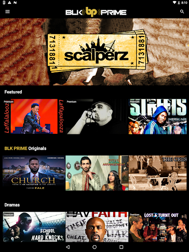 Android application BLK PRIME screenshort