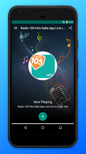 Android application Radio 105 Hits Italia FM App screenshort