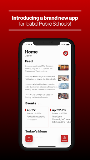 Android application Idabel Public School App screenshort