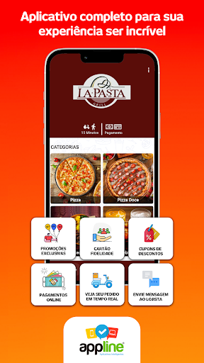 Android application La Pasta Linhares screenshort