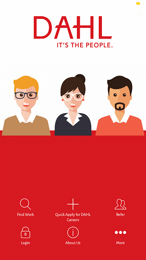 Android application DAHL Careers screenshort