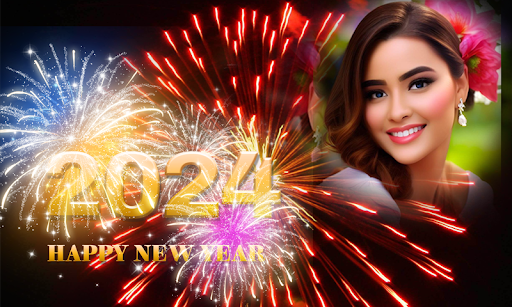 New Year Photo Frame 2024 Screen 3