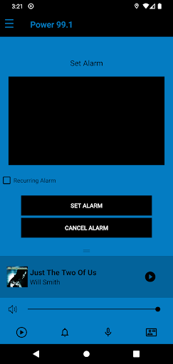 Android application Power 99.1 screenshort
