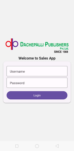 Android application Dachepalli-Sales screenshort