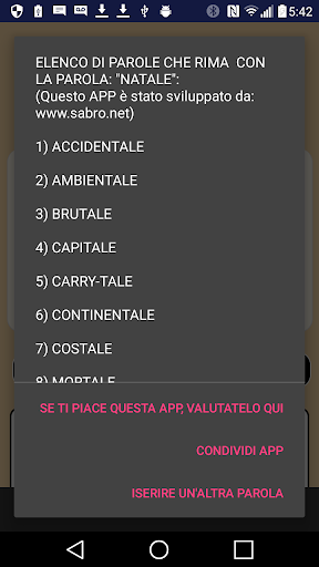 Rimario Rima Dizionario