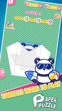 #3. Paper Puzzle (Android) By: JY GAME Inc