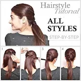Hairstyle Tutorial Step by Step icon