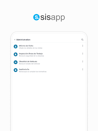 SisApp Screen 3