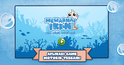 Motorik Anak  Mewarnai Ikan