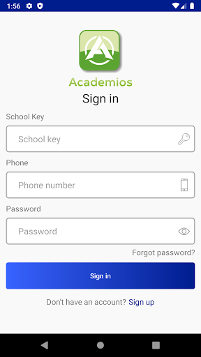 Academios Students Screen 2