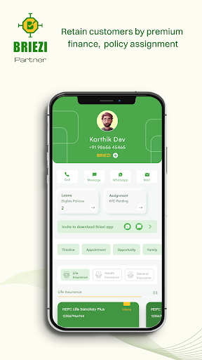Briezi Partner Screen 2