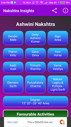 Nakshtra Insights Screen 2
