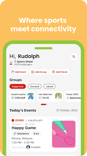 Android application Shore: Sports & Connectivity screenshort