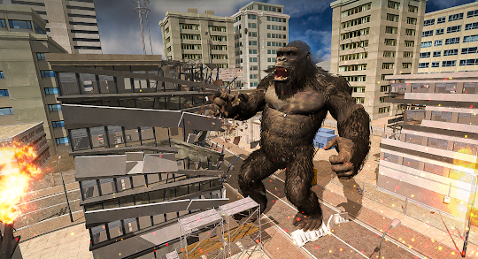 King Kong Attack Gorilla-Spiel