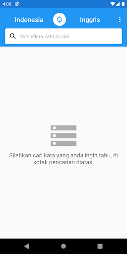 Android application Kamus Inggris Indonesia screenshort
