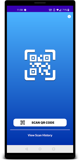 Android application QRScan screenshort