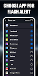 screenshot of Flash Alerts on Call & SMS