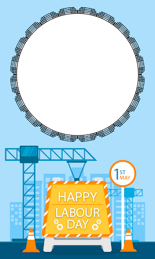 Labour Day photo frame