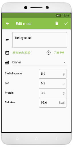Food Diary - Calorie Counter Screen 2