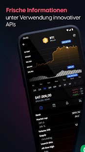 The Crypto App - Coin Tracker Bildschirmfoto