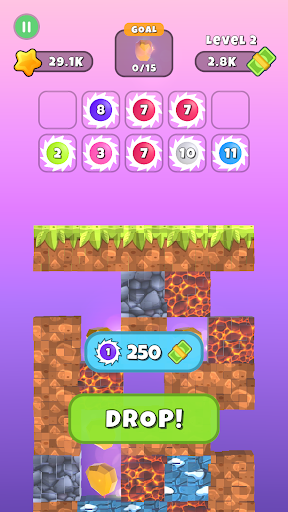 Android application Merge & Crush - Demolish Game screenshort