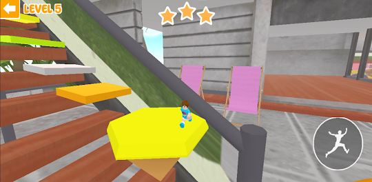 Swimming pool obby parkour